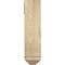 Ekena Millwork Merced Arts and Crafts Rough Sawn Bracket w/ Offset Brace, Douglas Fir, 6"W x 20"D x 24"H BKT0604X20X24MRC03RDF - alternate 4